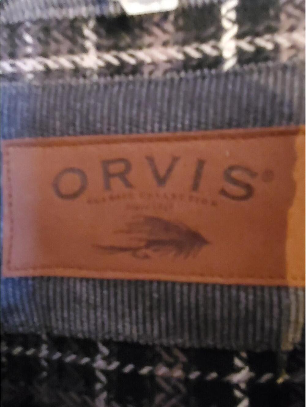 Orvis Large Button Up 100% Cotton,heavyweight